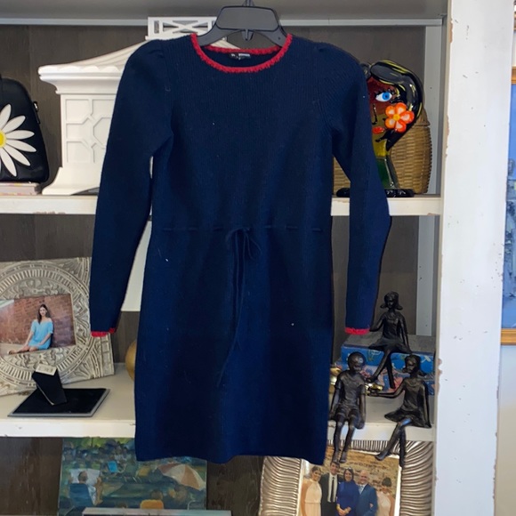 Club Monaco Xs blue sweater dress cloviee - Picture 3 of 8